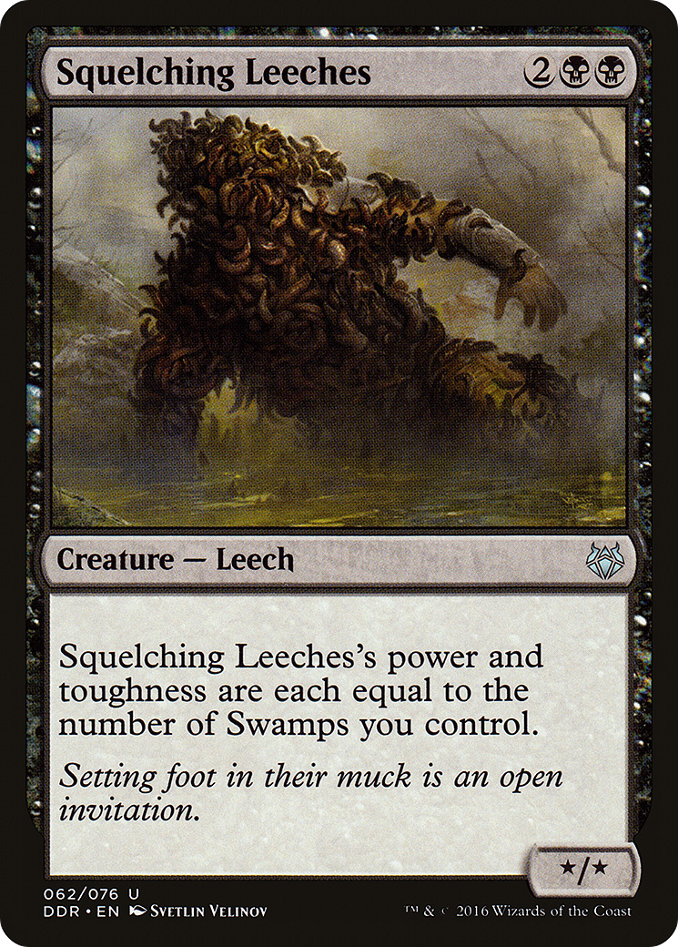Squelching Leeches (DDR-062) [Misc] Duel Decks: Nissa vs. Ob Nixilis MTG Single Wizards of the Coast