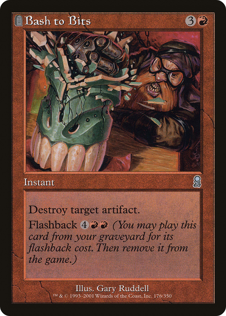 Bash to Bits (ODY-176) [Odyssey] MTG Single Wizards of the Coast