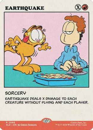 Earthquake (SLD-2666) [Secret Lair] Drop Series Foil MTG Single Wizards of the Coast