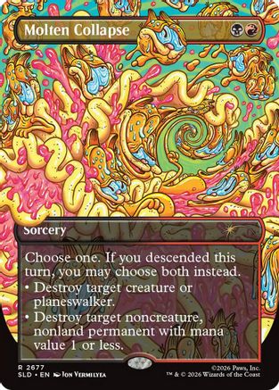 Molten Collapse (SLD-2677) [Secret Lair] Drop Series Foil MTG Single Wizards of the Coast