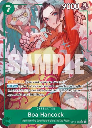 Boa Hancock (Alternate Art) (OP16-032) [The Time of Battle] Foil One Piece Single Bandai