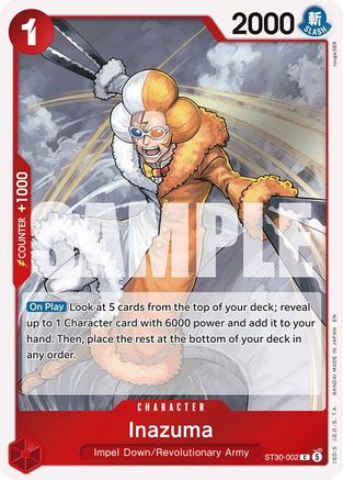 Inazuma (ST30-002) [Starter Deck EX: Luffy & Ace] One Piece Single Bandai