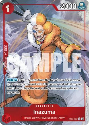 Inazuma (Full Art) (ST30-002) [Starter Deck EX: Luffy & Ace] Foil One Piece Single Bandai