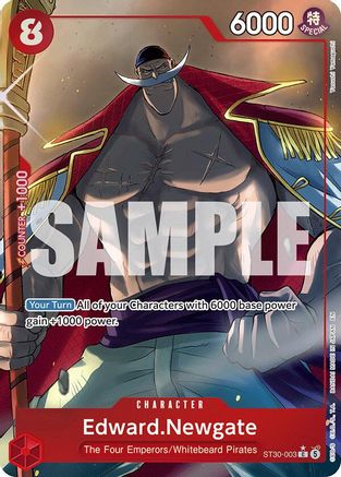 Edward.Newgate (Full Art) (ST30-003) [Starter Deck EX: Luffy & Ace] Foil One Piece Single Bandai
