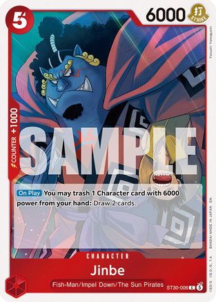 Jinbe (ST30-006) [Starter Deck EX: Luffy & Ace] One Piece Single Bandai