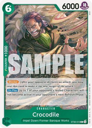Crocodile (ST30-010) [Starter Deck EX: Luffy & Ace] One Piece Single Bandai