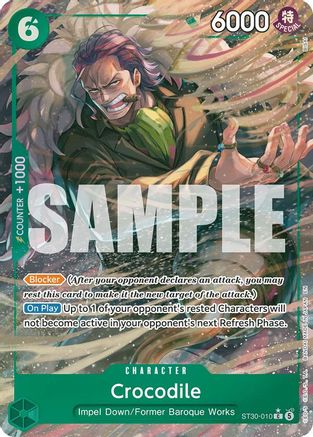 Crocodile (Full Art) (ST30-010) [Starter Deck EX: Luffy & Ace] Foil One Piece Single Bandai