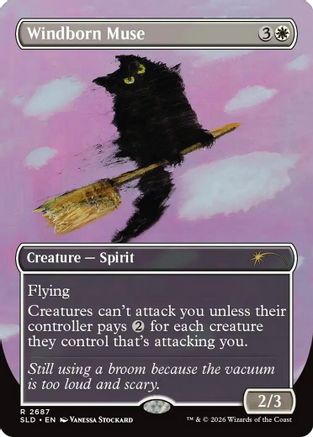 Windborn Muse (SLD-2687) [Secret Lair] Drop Series Foil MTG Single Wizards of the Coast