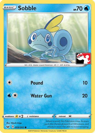 Sobble (Library Exclusive) (55) Reverse Holofoil [Miscellaneous Cards & Products]