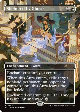 Sheltered by Ghosts (SLD-2653) [Secret Lair] Drop Series Foil MTG Single Wizards of the Coast