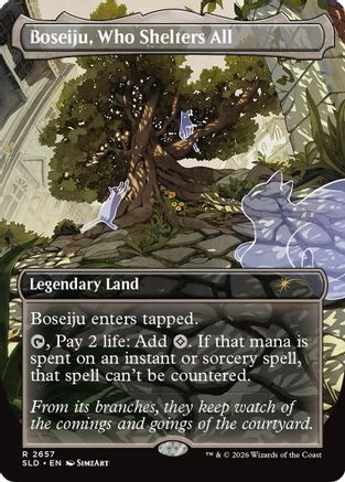 Boseiju, Who Shelters All (SLD-2657) [Secret Lair] Drop Series MTG Single Wizards of the Coast