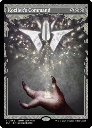 Kozilek's Command (SLP-052) [Secret Lair Showdown] Foil MTG Single Wizards of the Coast