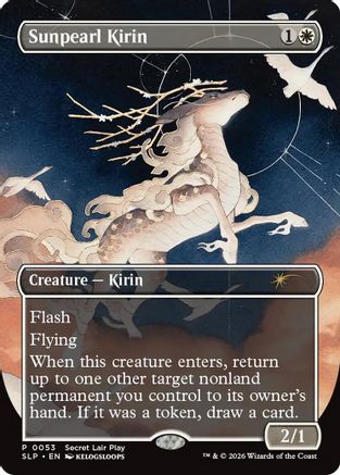 Sunpearl Kirin (SLP-053) [Secret Lair] Showdown Foil MTG Single Wizards of the Coast