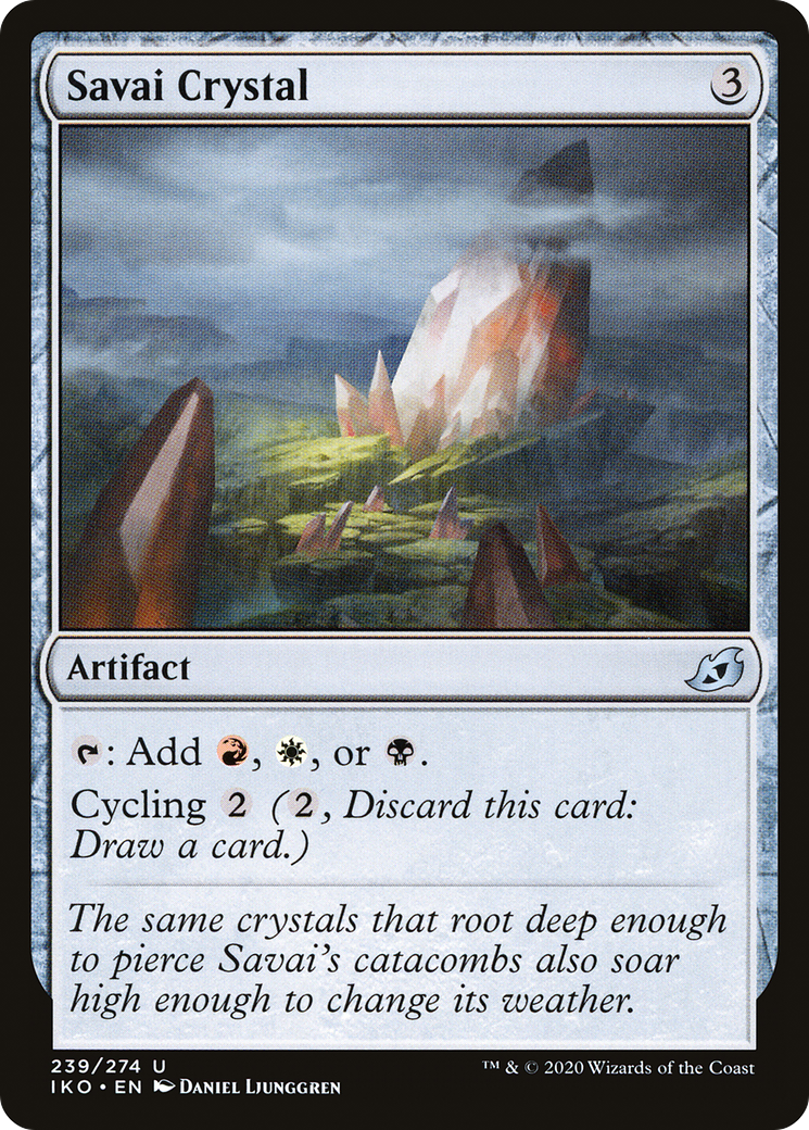 Savai Crystal (IKO-239) [Ikoria: Lair of Behemoths] MTG Single Wizards of the Coast