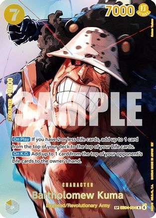 Bartholomew Kuma (SP) (ST15-005) [The Time of Battle] Foil One Piece Single Bandai