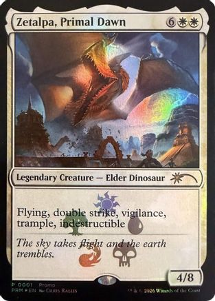 Zetalpa, Primal Dawn (MEDIA-001) [Media Promos] Foil MTG Single Wizards of the Coast