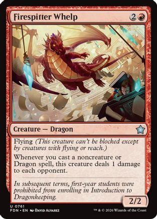 Firespitter Whelp (0761) (FDN-761) [Foundations]