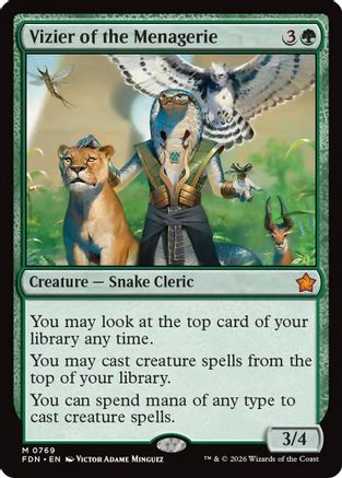 Vizier of the Menagerie (0769) (FDN-769) [Foundations]