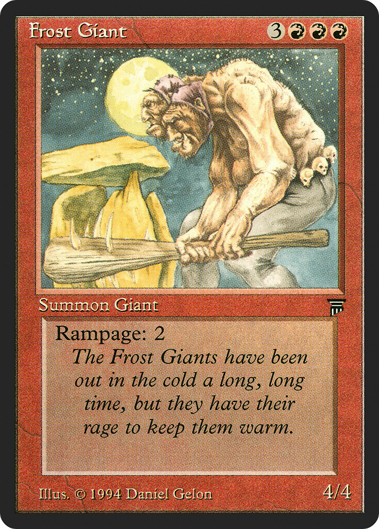 Frost Giant (LEG-148) [Oldschool] Legends MTG Single Wizards of the Coast