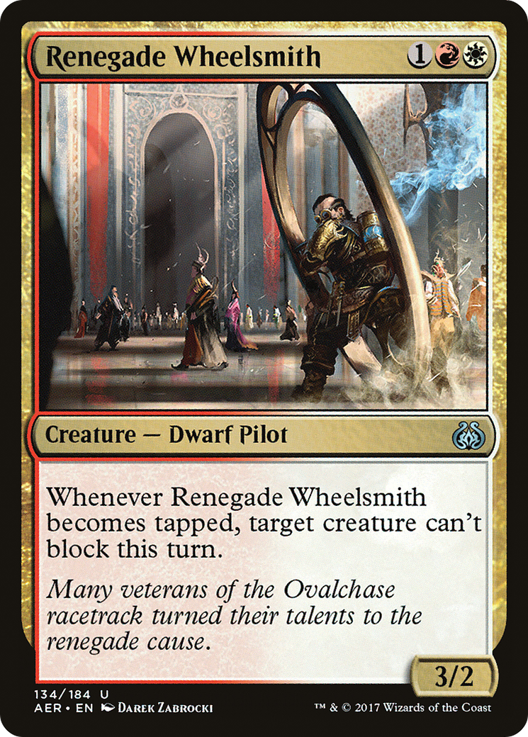 Renegade Wheelsmith (AER-134) [Aether Revolt] MTG Single Wizards of the Coast