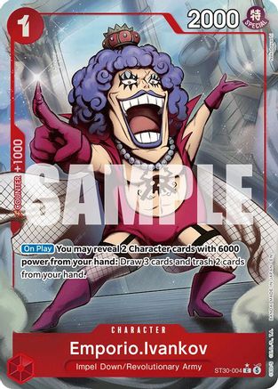 Emporio.Ivankov (Full Art) (ST30-004) [Starter Deck EX: Luffy & Ace] Foil One Piece Single Bandai