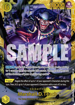Marshall.D.Teach (119) (OP16-119) [The Time of Battle] Foil One Piece Single Bandai