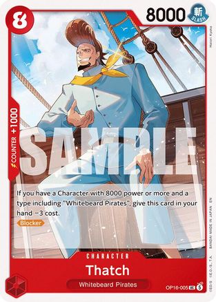 Thatch (OP16-005) [The Time of Battle] One Piece Single Bandai