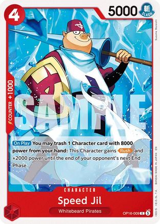 Speed Jil (OP16-009) [The Time of Battle] One Piece Single Bandai
