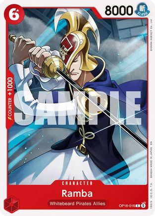 Ramba (OP16-016) [The Time of Battle] One Piece Single Bandai