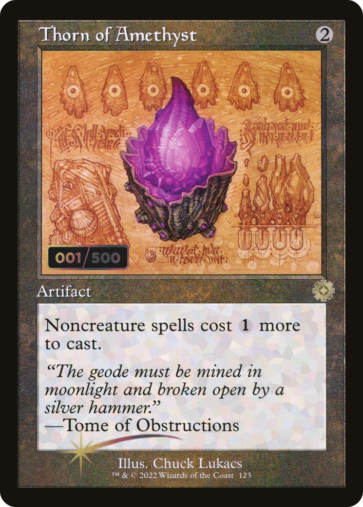 Thorn of Amethyst (BRR-123Z) [The Brothers' War Retro Artifacts] Foil MTG Single Wizards of the Coast