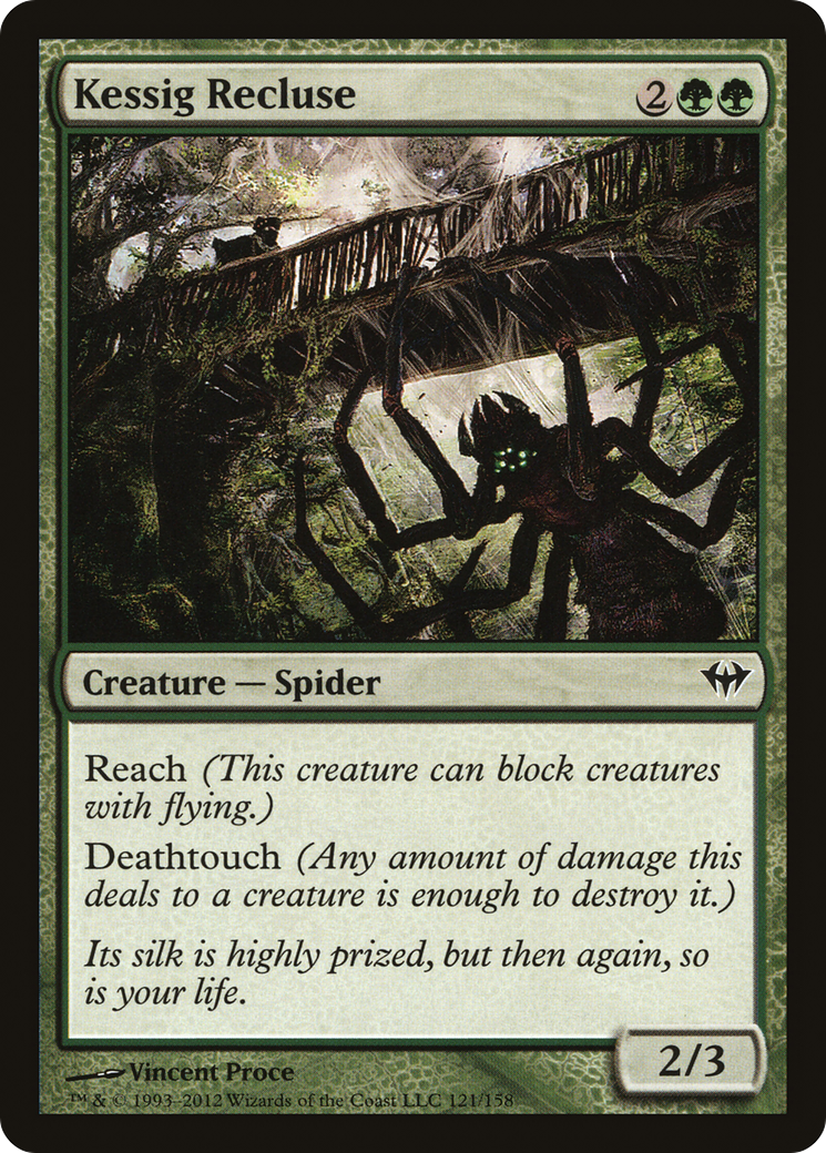 Kessig Recluse (DKA-121) [Dark Ascension] MTG Single Wizards of the Coast