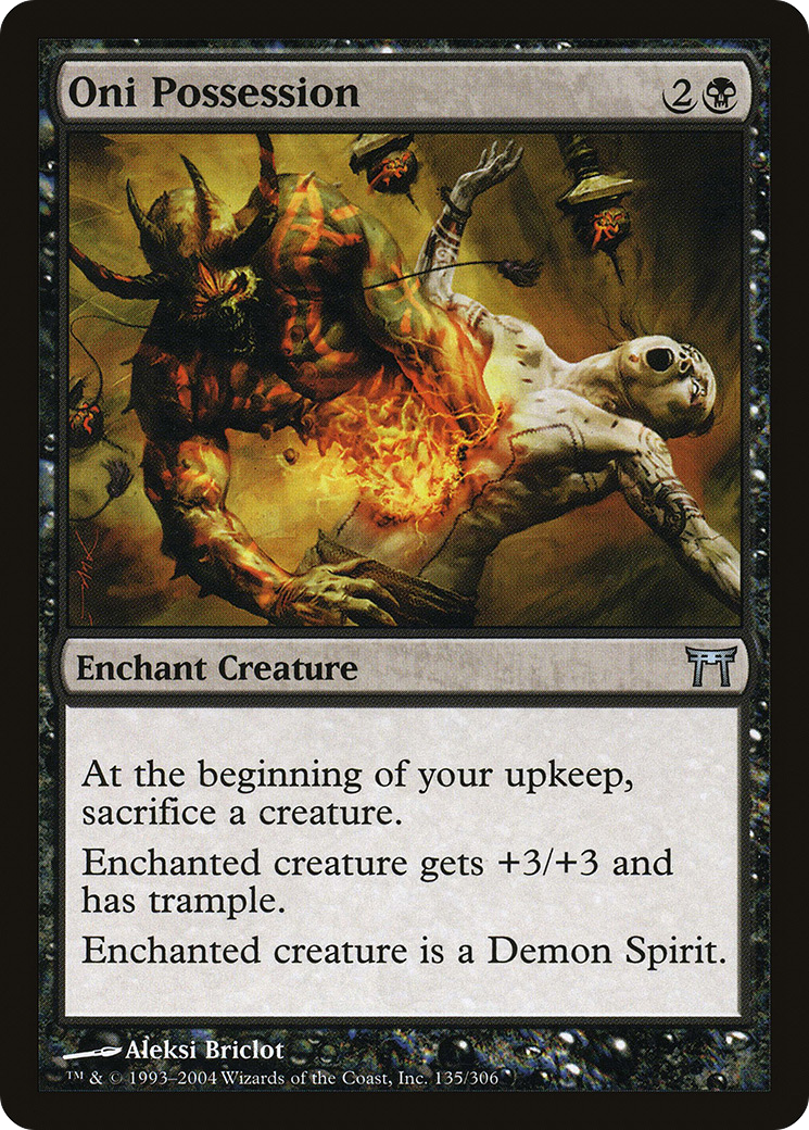 Oni Possession (CHK-135) [Champions of Kamigawa] MTG Single Wizards of the Coast