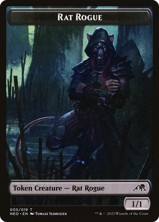 Rat Rogue (NEO-005) [Tokens] Kamigawa: Neon Dynasty Tokens MTG Single Wizards of the Coast