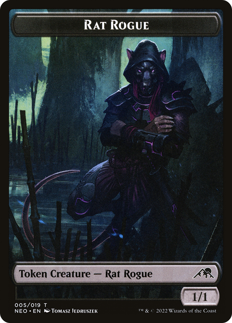Rat Rogue (NEO-005) [Tokens] Kamigawa: Neon Dynasty Tokens MTG Single Wizards of the Coast