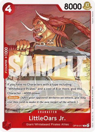 LittleOars Jr. (OP16-017) [The Time of Battle] Foil One Piece Single Bandai