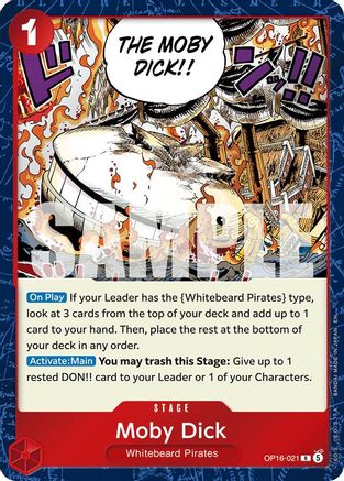 Moby Dick (OP16-021) [The Time of Battle] Foil One Piece Single Bandai