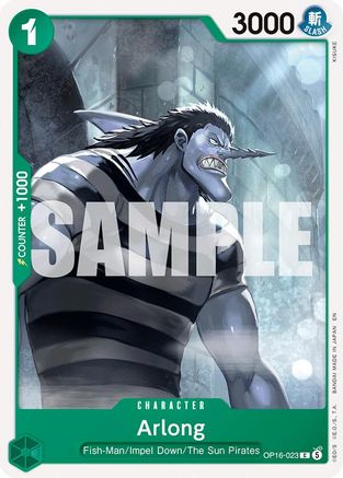 Arlong (OP16-023) [The Time of Battle] One Piece Single Bandai