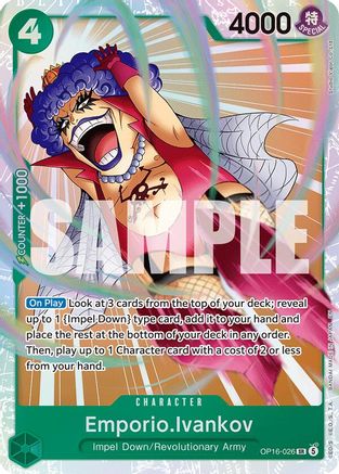 Emporio.Ivankov (026) (OP16-026) [The Time of Battle] Foil One Piece Single Bandai