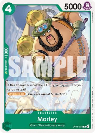 Morley (OP16-033) [The Time of Battle] One Piece Single Bandai