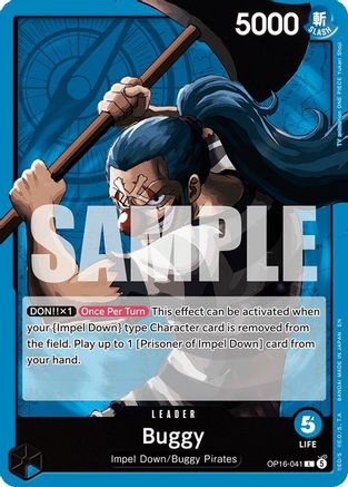 Buggy (041) (OP16-041) [The Time of Battle] One Piece Single Bandai