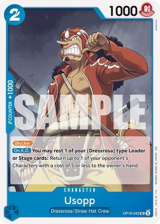Usopp (OP16-043) [The Time of Battle] One Piece Single Bandai