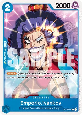 Emporio.Ivankov (044) (OP16-044) [The Time of Battle] One Piece Single Bandai