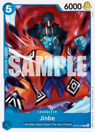 Jinbe (046) (OP16-046) [The Time of Battle] One Piece Single Bandai