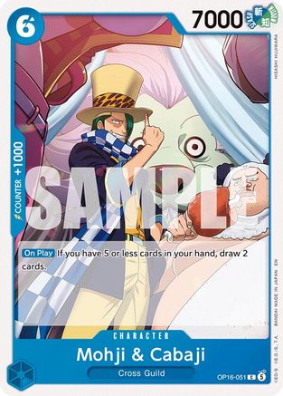 Mohji & Cabaji (OP16-051) [The Time of Battle] One Piece Single Bandai