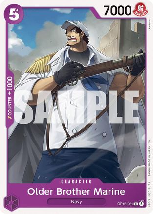 Older Brother Marine (OP16-061) [The Time of Battle] One Piece Single Bandai