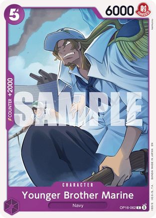 Younger Brother Marine (OP16-062) [The Time of Battle] One Piece Single Bandai