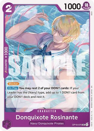 Donquixote Rosinante (OP16-070) [The Time of Battle] One Piece Single Bandai
