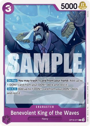 Benevolent King of the Waves (OP16-071) [The Time of Battle] One Piece Single Bandai