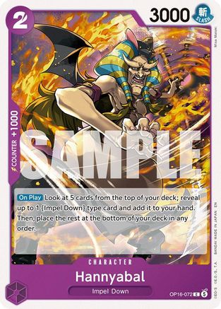 Hannyabal (OP16-072) [The Time of Battle] One Piece Single Bandai