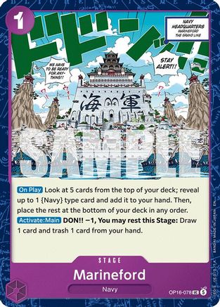 Marineford (OP16-078) [The Time of Battle] One Piece Single Bandai
